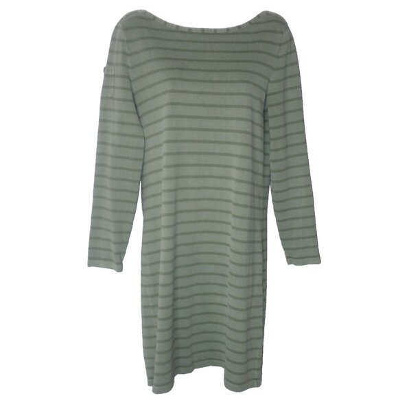 Vineyard Vines Long Sleeve Striped Knit Dress green  XS Preppy READ‎ - Picture 1 of 9